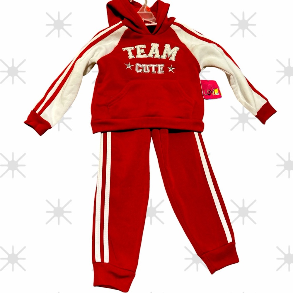 Adorable everyday sweatsuit for girls NWT